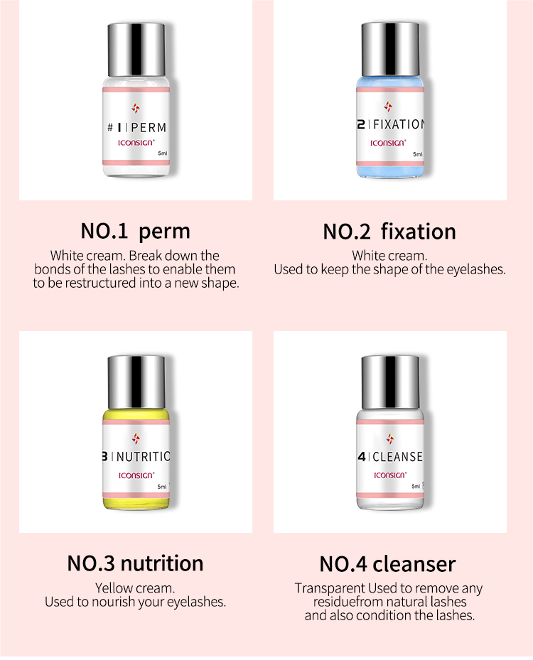 ICONSIGN Lash Lift Kit & Eyelash Eyebrow Dye Tint Kit 4 1