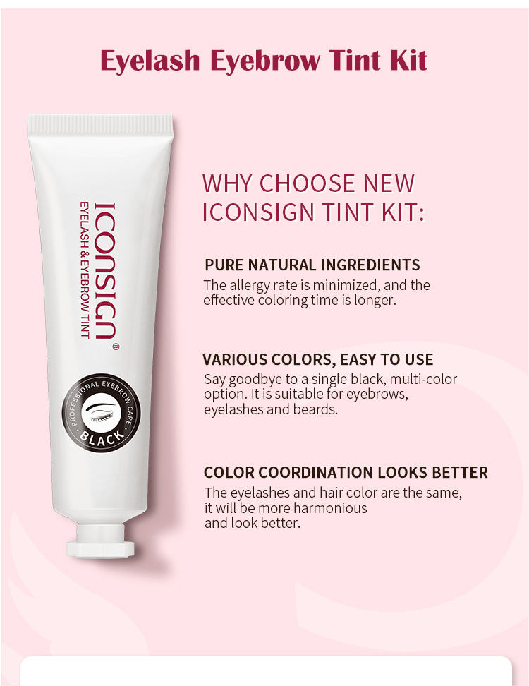 ICONSIGN Lash Lift Kit & Eyelash Eyebrow Dye Tint Kit 6 1