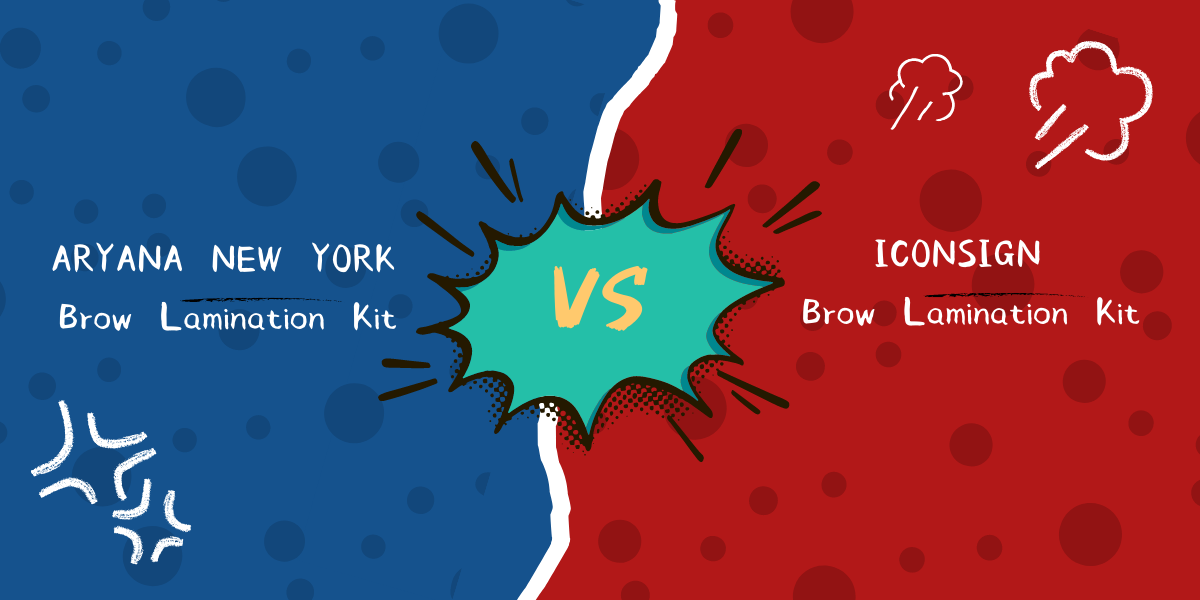 ARYANA NEW YORK Brow Lamination Kit VS ICONSIGN Brow Lamination Kit (2023) ARYANA NEW YORK Brow Lamination Kit VS ICONSIGN Brow Lamination Kit
