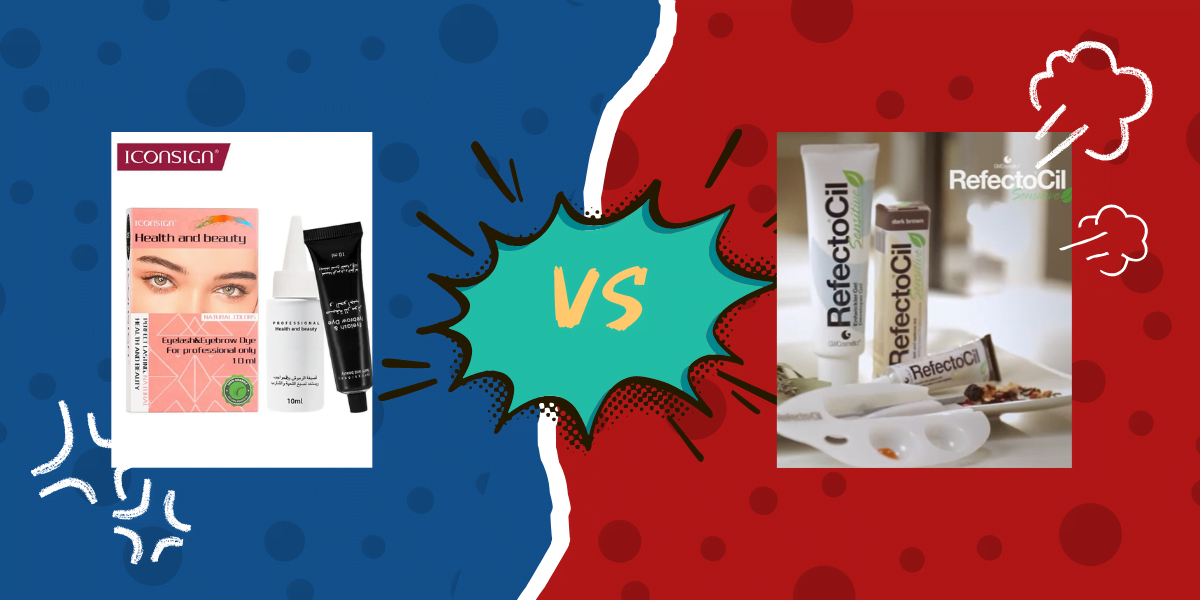 ICONSIGN Eye Lash Brow Dye Tint Kit VS RefectoCil Eyelash Eyebrow Tint Which Is Best for You
