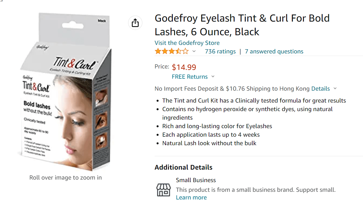 GODEFROY Eyelash Tint VS ICONSIGN Lash Tint (2023) Price 6