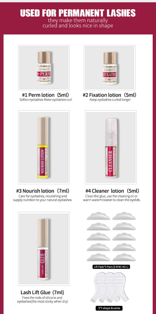 ICONSIGN Red Strip Lash Lift Kit S016a9a957bb74ed0b7435a253269c4f57