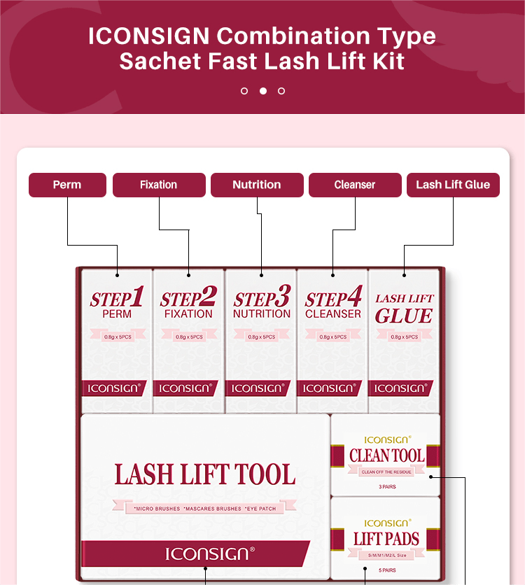 ICONSIGN Upgraded 5 In 1 Fast Lash Lift Sachets Kit Sd5fe06d0e65340148b10deafa09e9c2aC2