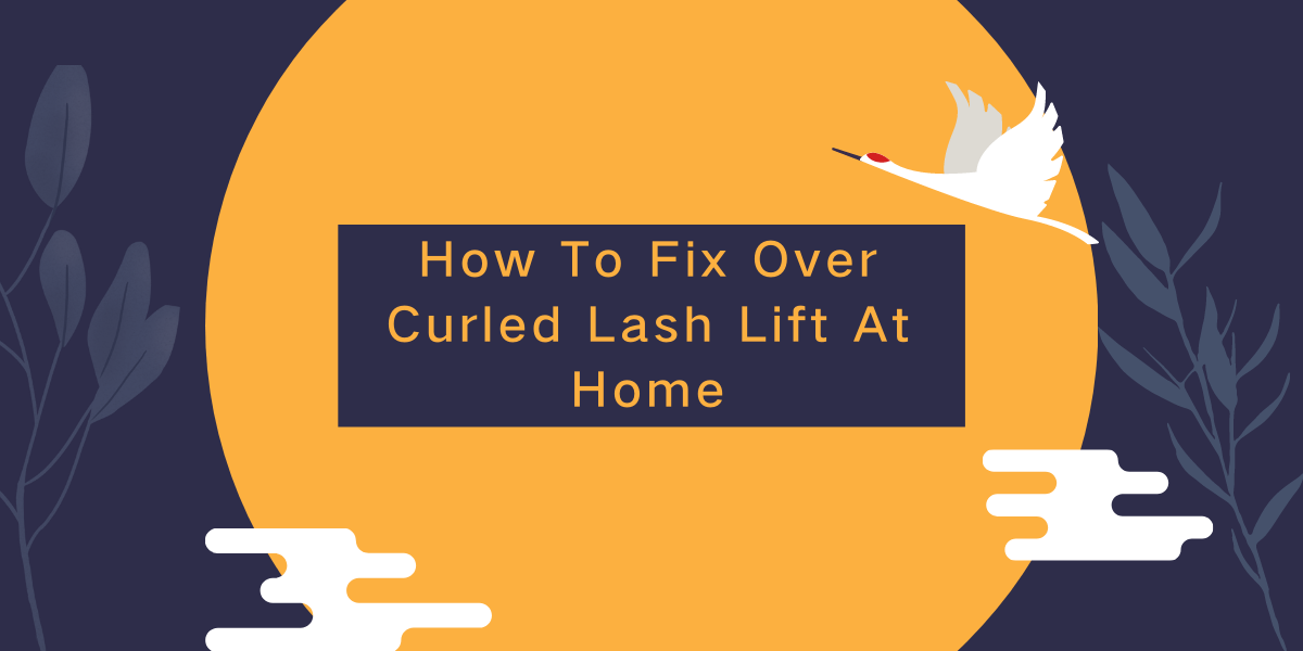 How To Fix Over Curled Lash Lift At Home
